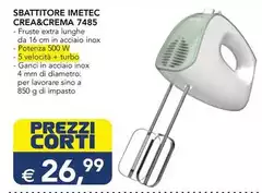 Imetec - Sbattitore Crea&Crema Imetec - Sbattitore Crea&Crema
