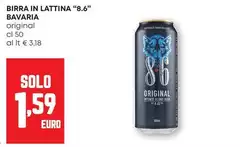 Bavaria - Birra In Lattina "8.6" Bavaria - Birra In Lattina "8.6"