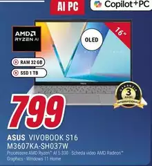 Asus - Vivobook S16 M3607KA-SH037W Asus - Vivobook S16 M3607KA-SH037W