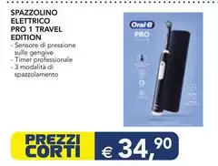 Oral b - Spazzolino Elettrico Pro 1 Travel Edition