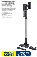 Hoover - Scopa Ricaricabile Hfg10h 011 Hoover - Scopa Ricaricabile Hfg10h 011