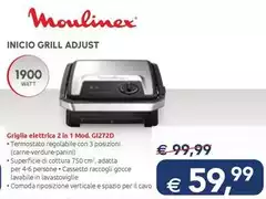 Moulinex - Iniciio Grill Adjust Moulinex - Iniciio Grill Adjust