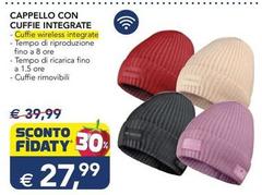 Tempo - Cappello Con Cuffie Integrate