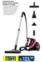 Max - Aspirapolvere Senza Sacco RO4B63 Max - Aspirapolvere Senza Sacco RO4B63