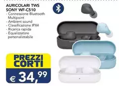 Sony - Auricolari Tws Wf-c510 Sony - Auricolari Tws Wf-c510