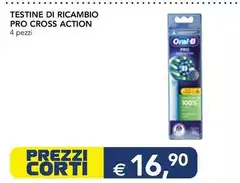 Oral b - Testine Di Ricambio Pro Cross Action