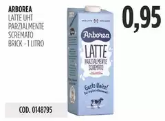 Arborea - Latte UHT Parzialmente Scremato Arborea - Latte UHT Parzialmente Scremato