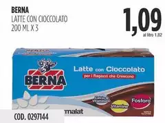 Berna - Latte Con Cioccolato Berna - Latte Con Cioccolato