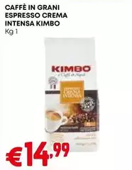 Kimbo - Caffè In Grani Espresso Crema Intensa Kimbo - Caffè In Grani Espresso Crema Intensa
