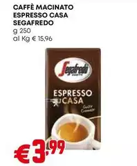 Segafredo - Caffè Macinato Espresso Casa
