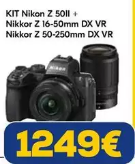 Nikon - Kit Z 5011 + Nikkor Z 16-50mm Dx Vr Nikkor Z 50-250mm Dx Vr Nikon - Kit Z 5011 + Nikkor Z 16-50mm Dx Vr Nikkor Z 50-250mm Dx Vr