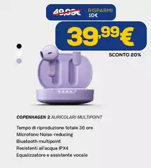 Tempo - Copenhagen 2 Auricolari Multipoint Tempo - Copenhagen 2 Auricolari Multipoint