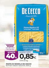 De Cecco - Pasta Di Semola