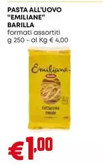 Barilla - Pasta All'Uovo "Emiliane" Barilla - Pasta All'Uovo "Emiliane"