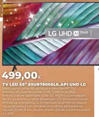LG - Tv Led 65 65ur78006lk.api Uhd LG - Tv Led 65 65ur78006lk.api Uhd