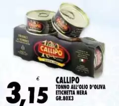 Callipo - Tonno All'olio D'oliva Etichetta Nera Callipo - Tonno All'olio D'oliva Etichetta Nera