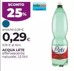 Lete - Acqua Lete - Acqua