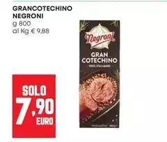 Negroni - Grancotechino Negroni - Grancotechino