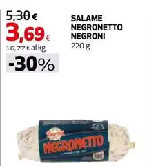 Negroni - Salame Negronetto Negroni - Salame Negronetto