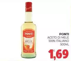 Ponti - Aceto Di Mele 100% Italiano Ponti - Aceto Di Mele 100% Italiano