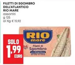 Rio Mare - Filetti Di Sgombro Dell'atlantico Rio Mare - Filetti Di Sgombro Dell'atlantico