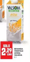 Valsoia - Bevanda Vegetale Avena Valsoia - Bevanda Vegetale Avena