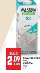 Valsoia - Bevanda Vege Riso Valsoia - Bevanda Vege Riso
