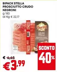 Negroni - Bipack Stella Prosciutto Crudo Negroni - Bipack Stella Prosciutto Crudo