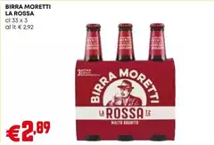 Moretti - Birra La Rossa Moretti - Birra La Rossa