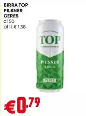 Pilsner - Birra Top Ceres Pilsner - Birra Top Ceres