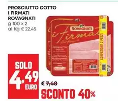 Rovagnati - Prosciutto Cotto I Firmati Rovagnati - Prosciutto Cotto I Firmati