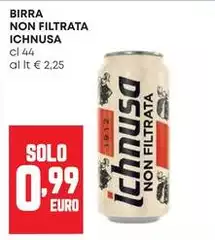 Ichnusa - Birra Non Filtrata Ichnusa - Birra Non Filtrata