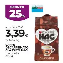 Hag - Caffè Decaffeinato Classico Hag - Caffè Decaffeinato Classico