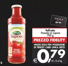 Valfrutta - Passata Al Vapore