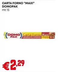 Domopak - Carta Forno "Maxi" Domopak - Carta Forno "Maxi"