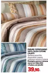 Caleffi - Parure Copripiumino 100% Caldo Cotone Caleffi - Parure Copripiumino 100% Caldo Cotone