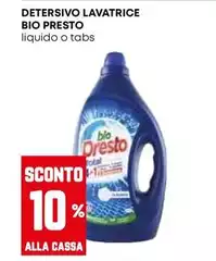 Bio Presto - Detersivo Lavatrice Bio Presto - Detersivo Lavatrice
