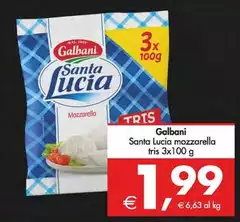Galbani - Santa Lucia Mozzarella Tris Galbani - Santa Lucia Mozzarella Tris