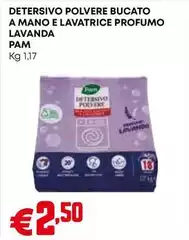 Pam - Detersivo Polvere Bucato A Mano E Lavatrice Profumo Lavanda Pam - Detersivo Polvere Bucato A Mano E Lavatrice Profumo Lavanda