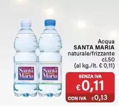 Santa maria - Acqua Naturale/frizzante Santa maria - Acqua Naturale/frizzante