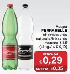 Ferrarelle - Acqua Effervescente Naturale Ferrarelle - Acqua Effervescente Naturale
