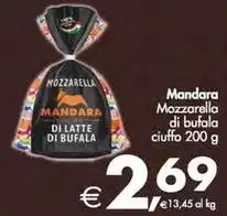 Mandara - Mozzarella Di Bufala Ciuffo Mandara - Mozzarella Di Bufala Ciuffo