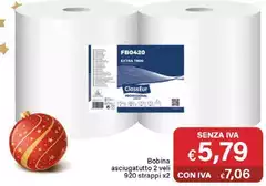 Class - Bobina Asciugatutto 2 Veli 920 Strappi X2 Class - Bobina Asciugatutto 2 Veli 920 Strappi X2