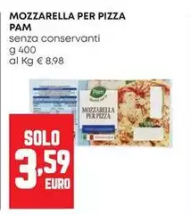 Pam - Mozzarella Per Pizza Pam - Mozzarella Per Pizza