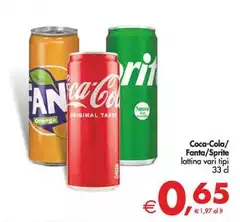 Coca Cola - Fanta/Sprite Coca Cola - Fanta/Sprite