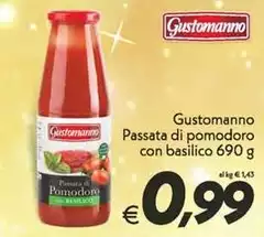 Gustomanno - Passata Di Pomodoro Con Basilico