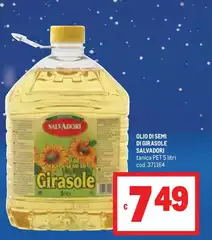 Salvadori - Olio Di Semi Di Girasole Salvadori - Olio Di Semi Di Girasole