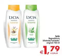 Lycia - Bagnodoccia Idratante/ Nutriente/ Original