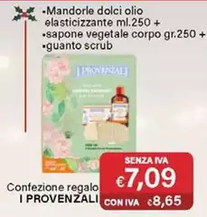 I Provenzali - Mandorle Dolci Olio Elasticizzante Sapone Vegetale Corpo