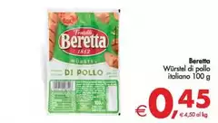 Beretta - Würstel Di Pollo Italiano Beretta - Würstel Di Pollo Italiano